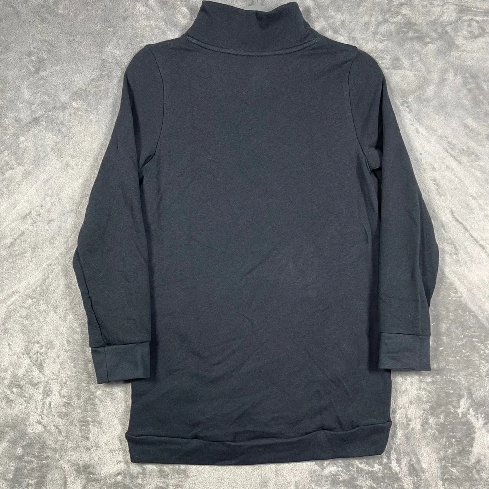 Under Armour Girls Rival Fleece Funnel Neck Tunic‎ Top Black YLG J-G NEW